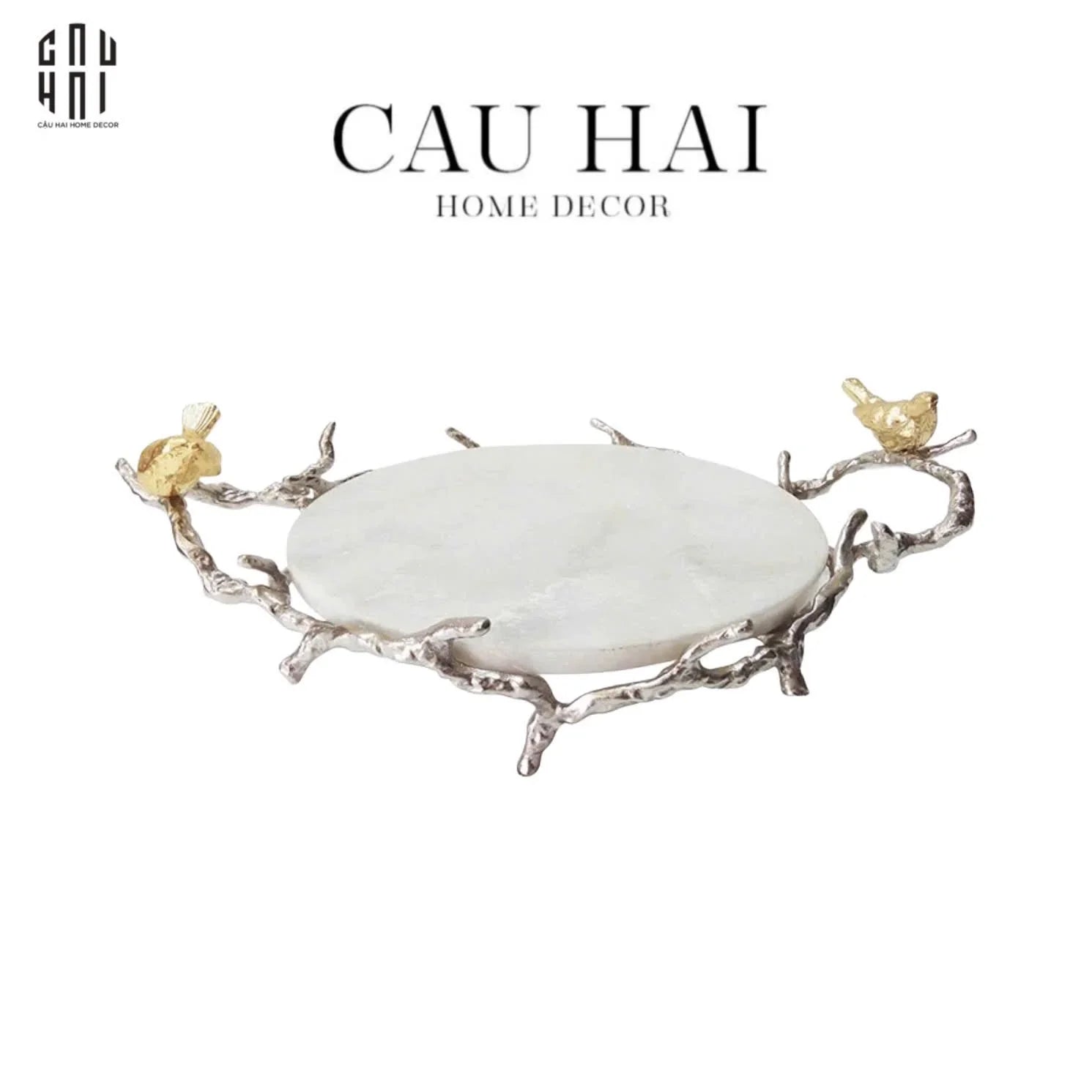 HOME COUTURE - BRASSON ERA - IMPERIAL MARBLE ROMAN TRAY SS25