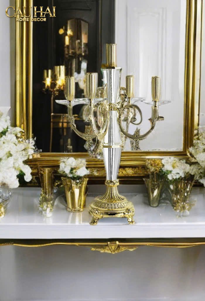 HOME COUTURE - ĐẾ NẾN CRYSTAL VERSAILLES MONROE-CẬU HAI HOME DECOR