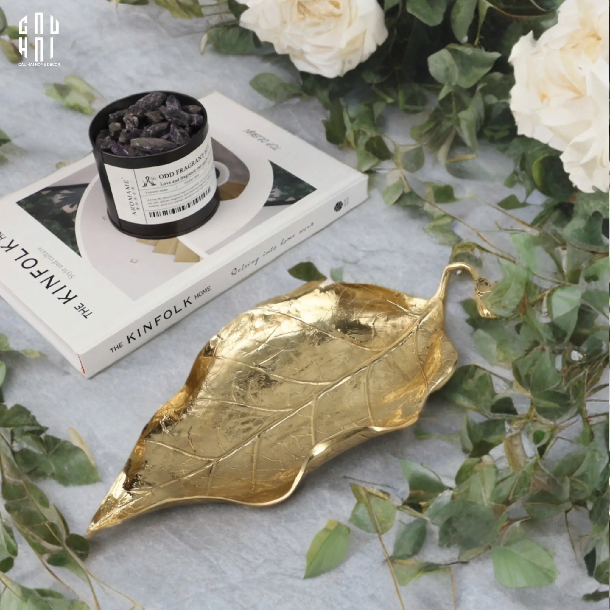 HOME COUTURE- ĐĨA LÁ ĐỒNG TIMELESS LEAF
