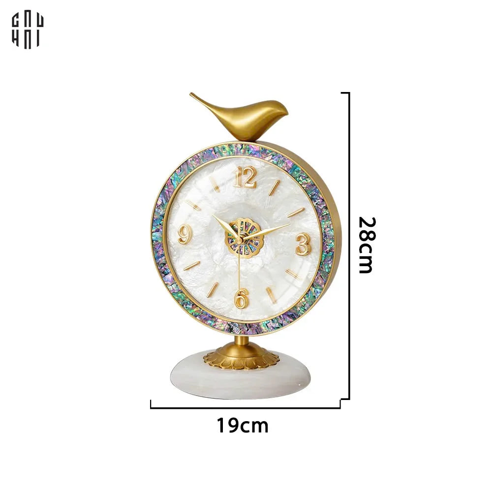 HOME COUTURE - ĐỒNG HỒ CỔ ĐIỂN - SAPPHIRE BLOOM LUXURY CLOCK