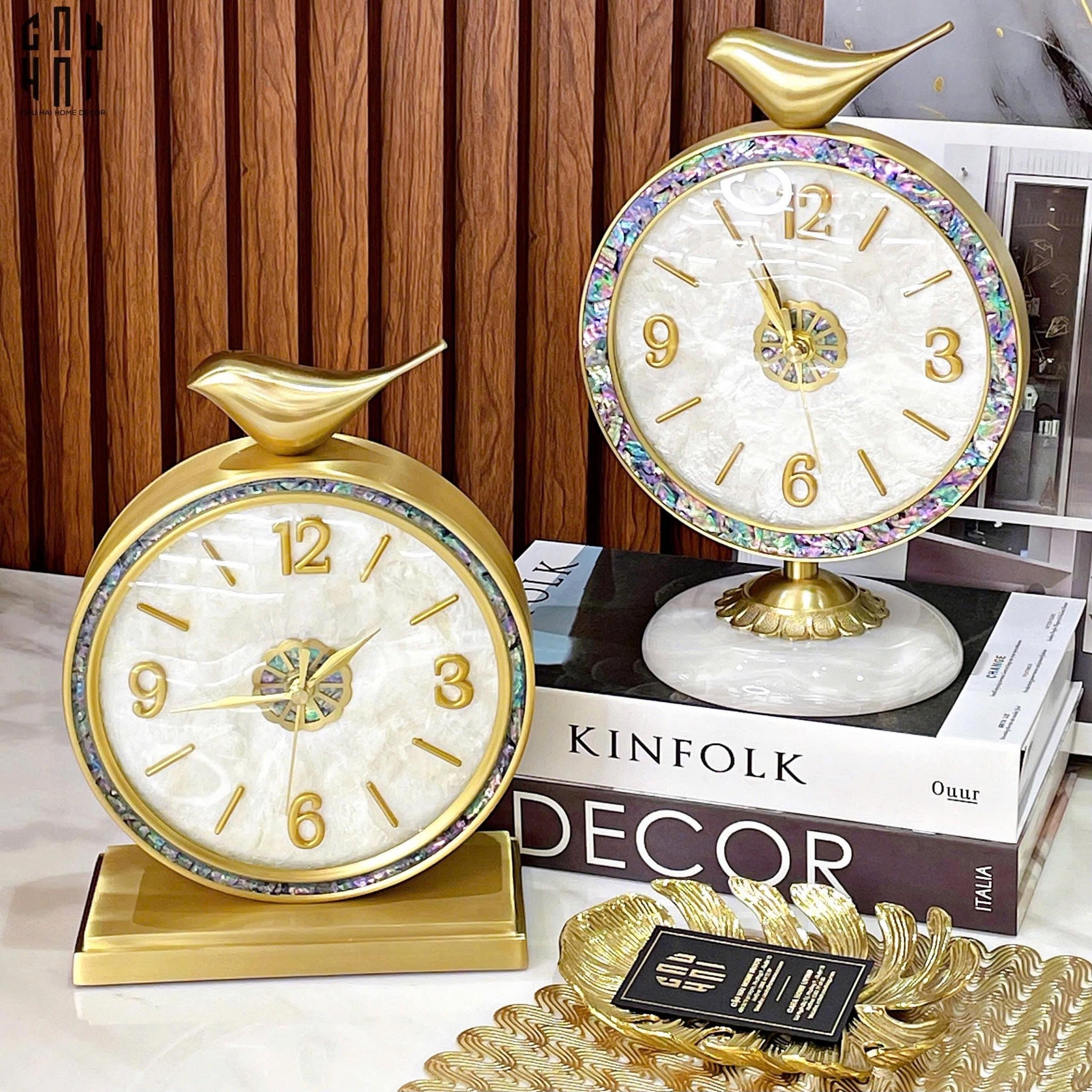 HOME COUTURE - ĐỒNG HỒ CỔ ĐIỂN - SAPPHIRE BLOOM LUXURY CLOCK