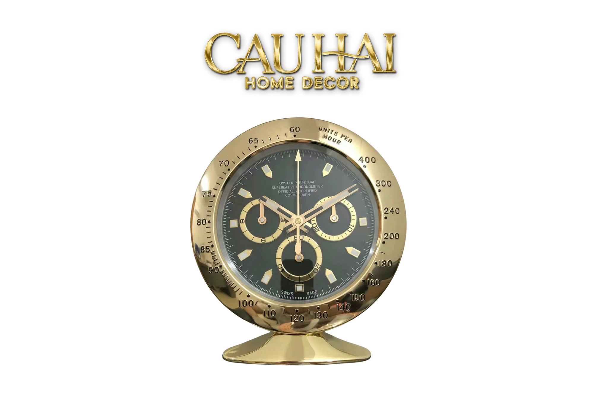 Home Couture - Đồng Hồ Royal Champagne Atélier Clock - Prestige Timepiece - CẬU HAI HOME DECOR
