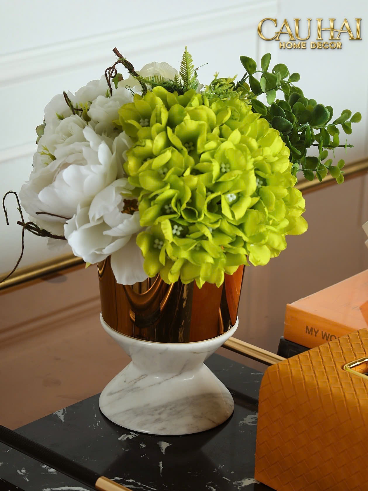 Home Couture - Golden Crown Vessel Ss25 - CẬU HAI HOME DECOR