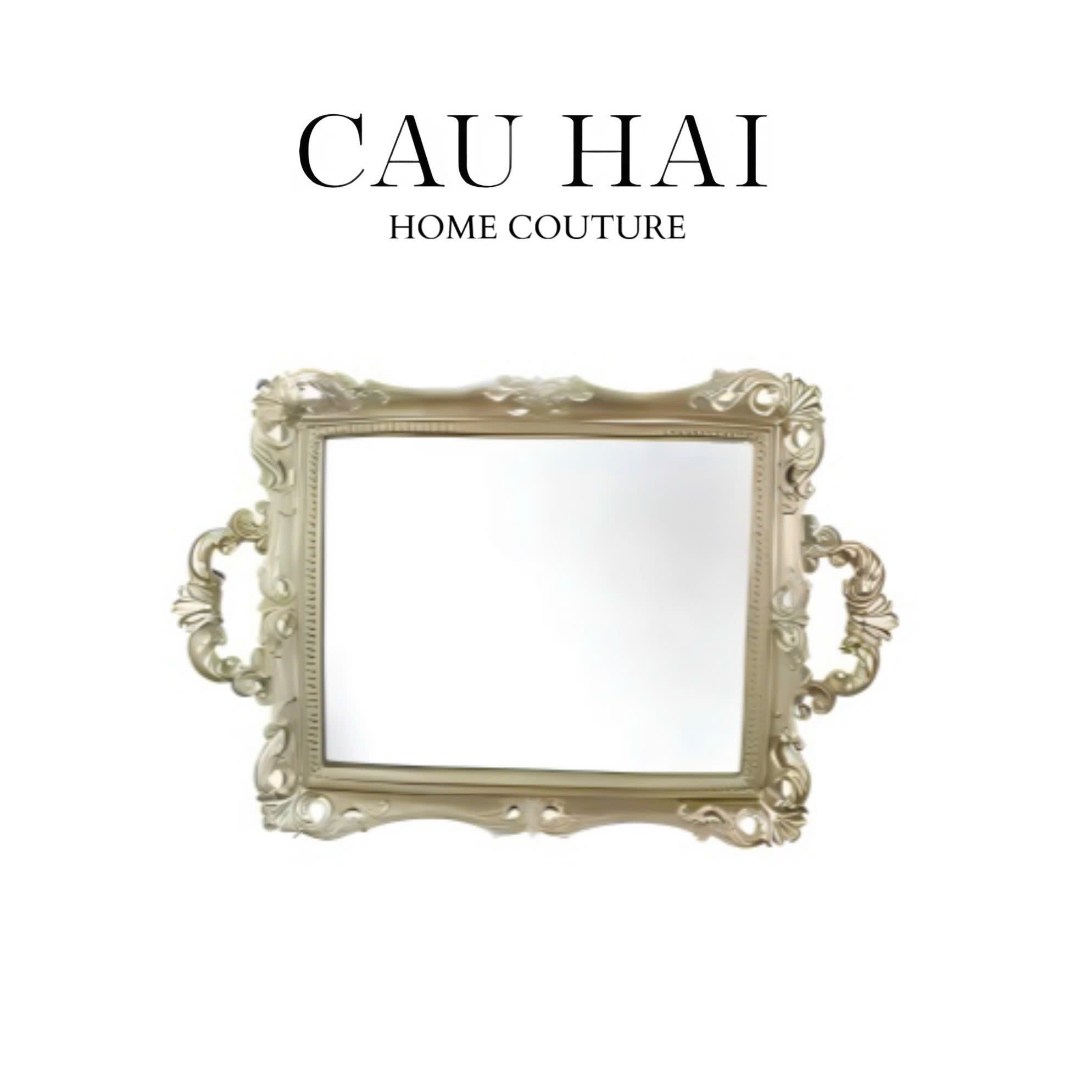 Home Couture - Khay Gương Barocco Frame Size 38 - CẬU HAI HOME DECOR