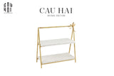 HOME COUTURE - KHAY KỆ 2 TẦNG PAPILLON DE LUMIÈRE FW25-CẬU HAI HOME DECOR