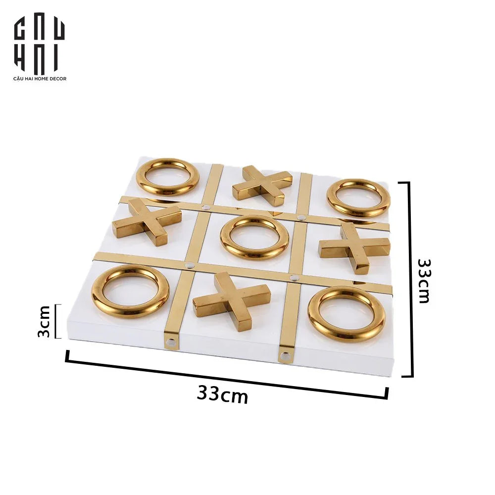 HOME COUTURE - LAYING BOARD GAME - LUXURY TIC TAC TOE FW25