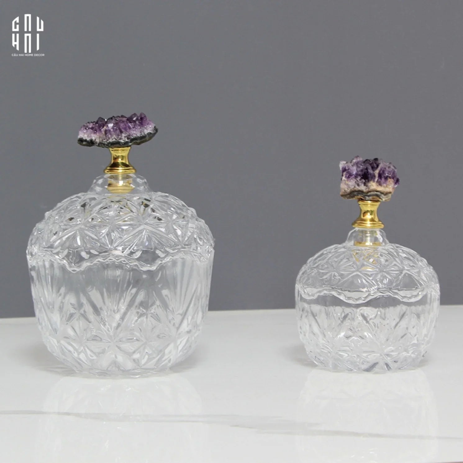 HOME COUTURE - LỌ AMETHYST CRYSTAL SS25