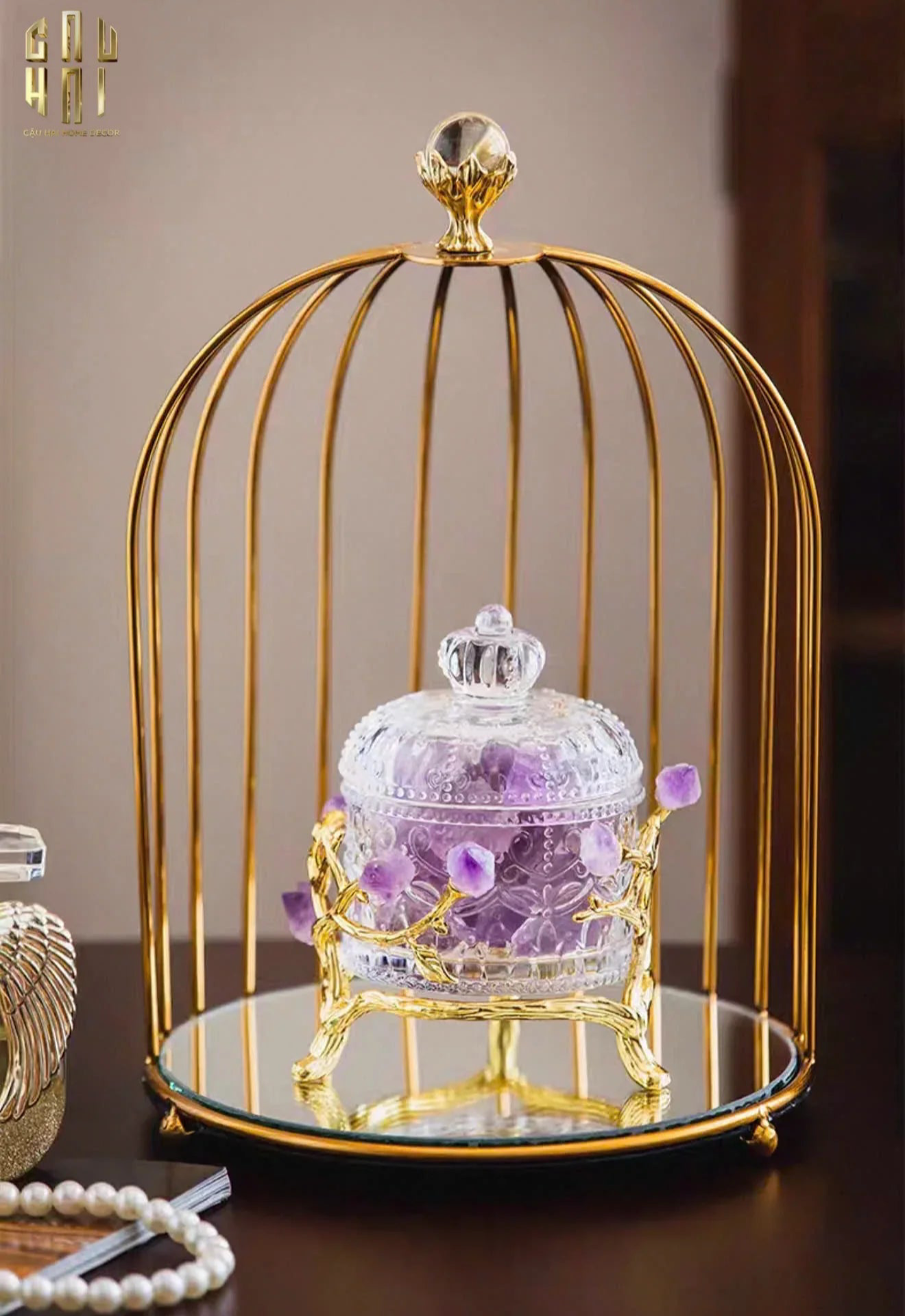HOME COUTURE - LỌ PHA LÊ ĐÁ QUÝ JEWELRY DELIGHT - AMETHYST SS25