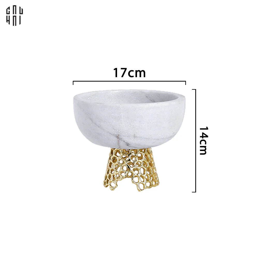 HOME COUTURE - MARBLE STONE FRUIT BOWL - ARTHUR PRIME SIZE M SS25