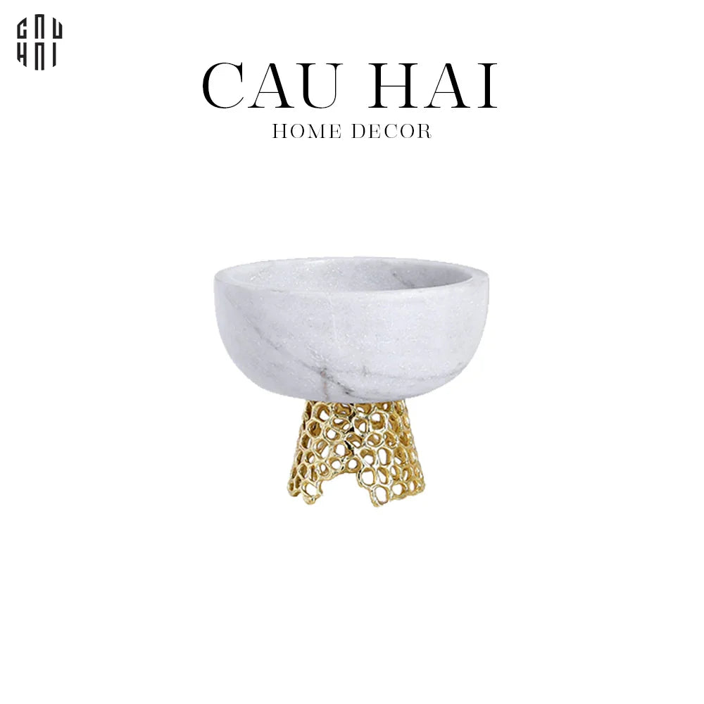 HOME COUTURE - MARBLE STONE FRUIT BOWL - ARTHUR PRIME SIZE M SS25