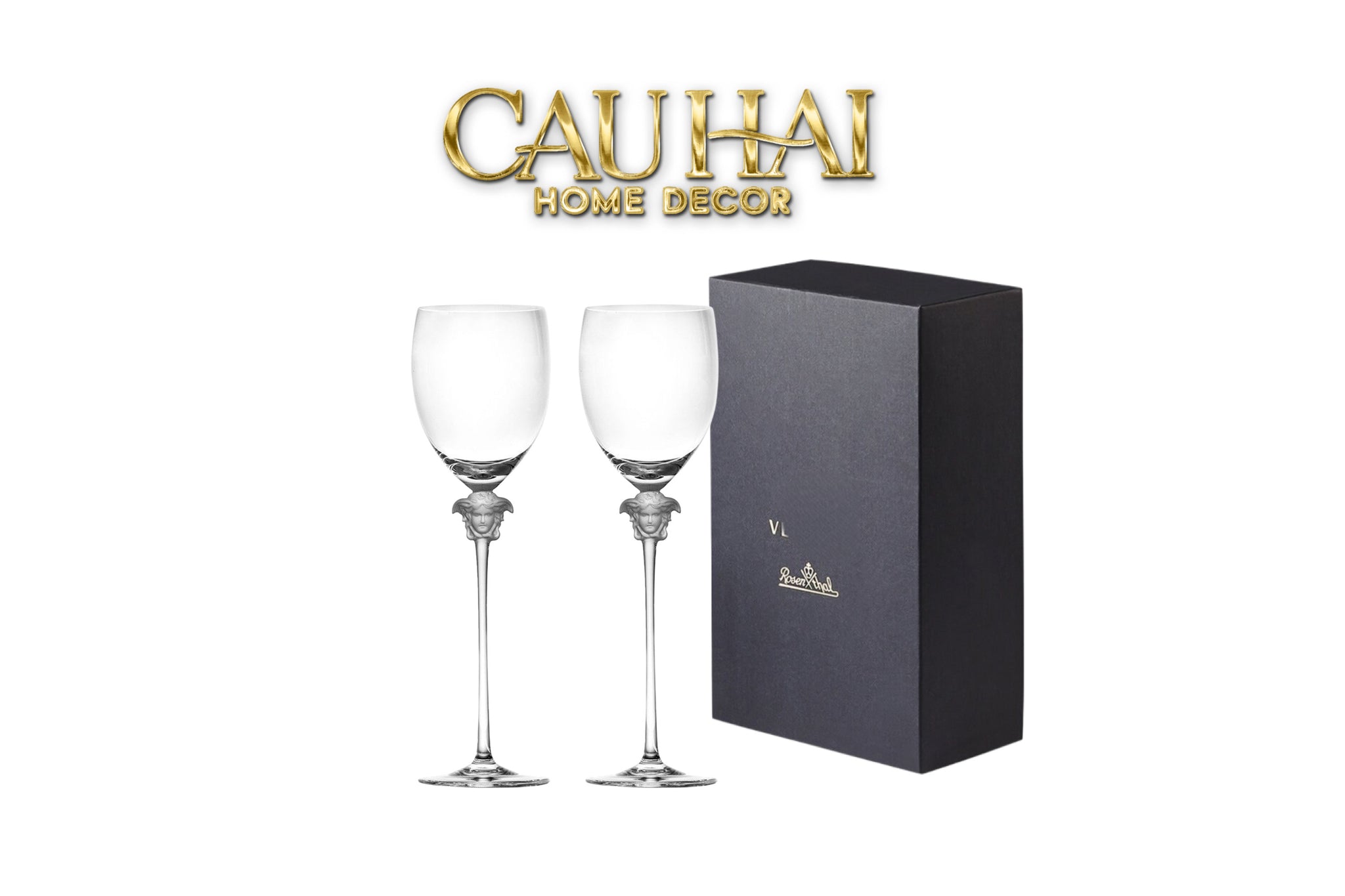 HOME COUTURE - SET 2 LY MEDUSA GIANNI VERS. 476ML FULL BOX-1- Cậu Hai Home Decor