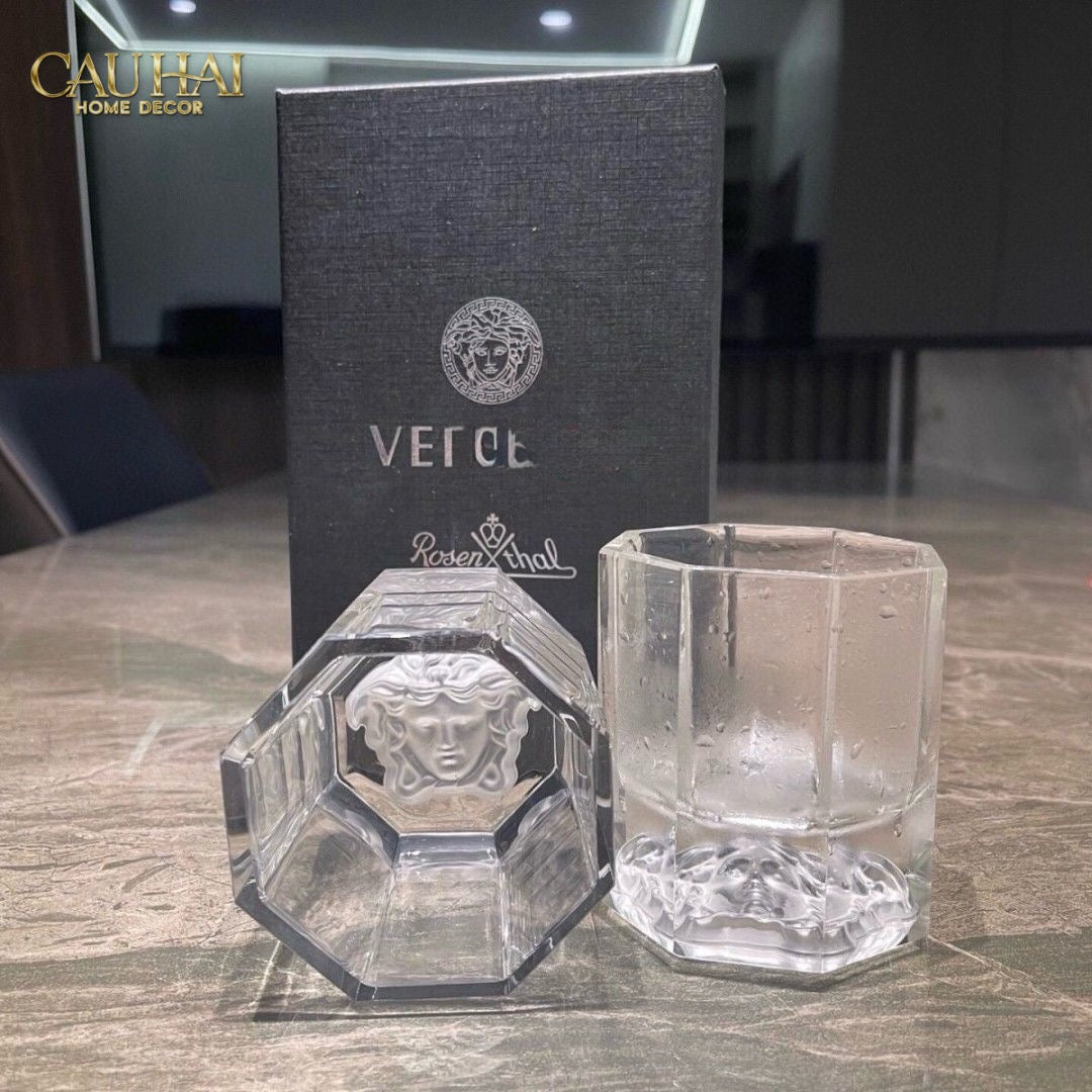 Home Couture - Set 2 Ly Pha Lê Liquor Medusa Vers Atélier - CẬU HAI HOME DECOR