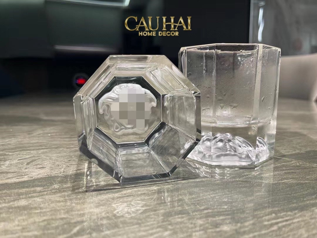 Home Couture - Set 2 Ly Pha Lê Liquor Medusa Vers Atélier - CẬU HAI HOME DECOR