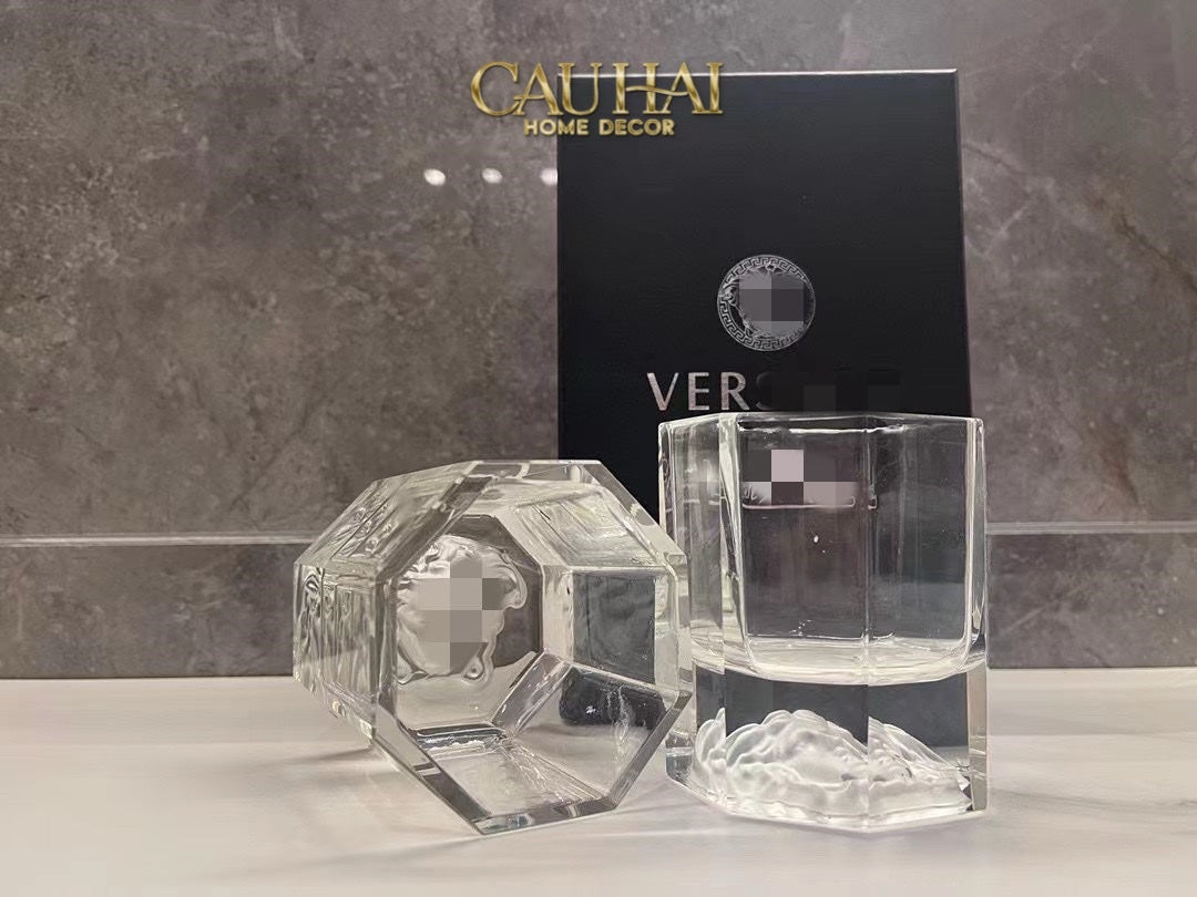Home Couture - Set 2 Ly Pha Lê Liquor Medusa Vers Atélier - CẬU HAI HOME DECOR