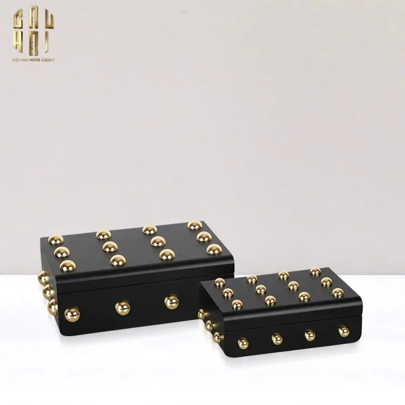 HOME COUTURE - SET 2 RƯƠNG JEWELRY GOTHIC BLACKHORN CHEST FW25
