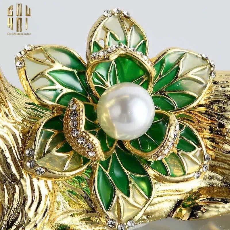 HOME COUTURE - SET 2 TƯỢNG HƯƠU ĐỒNG PHA LÊ - PEARL ELK H21/17
