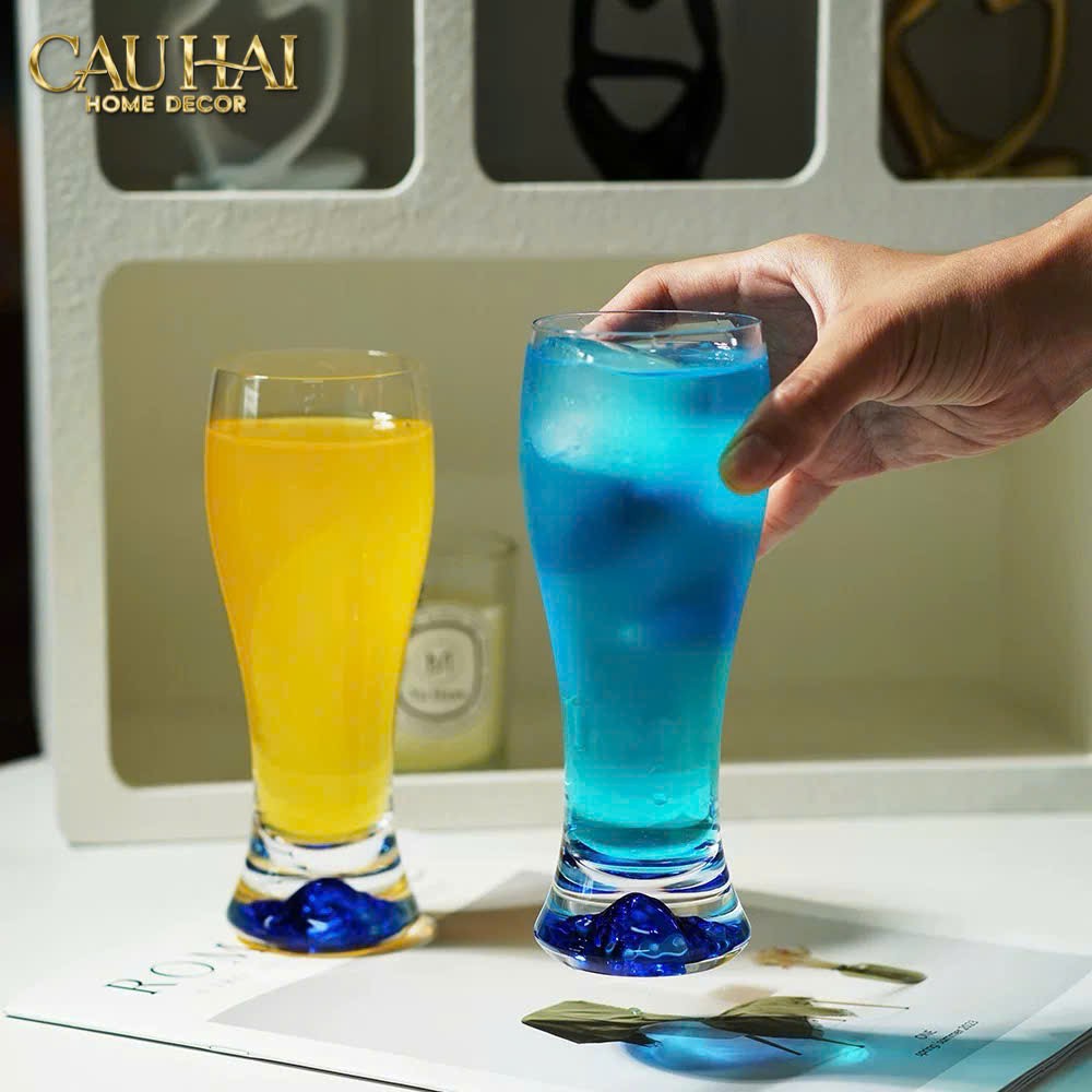 Home Couture - Set 6 Ly Oceanami & Crystal Stemware Rack 320Ml - CẬU HAI HOME DECOR