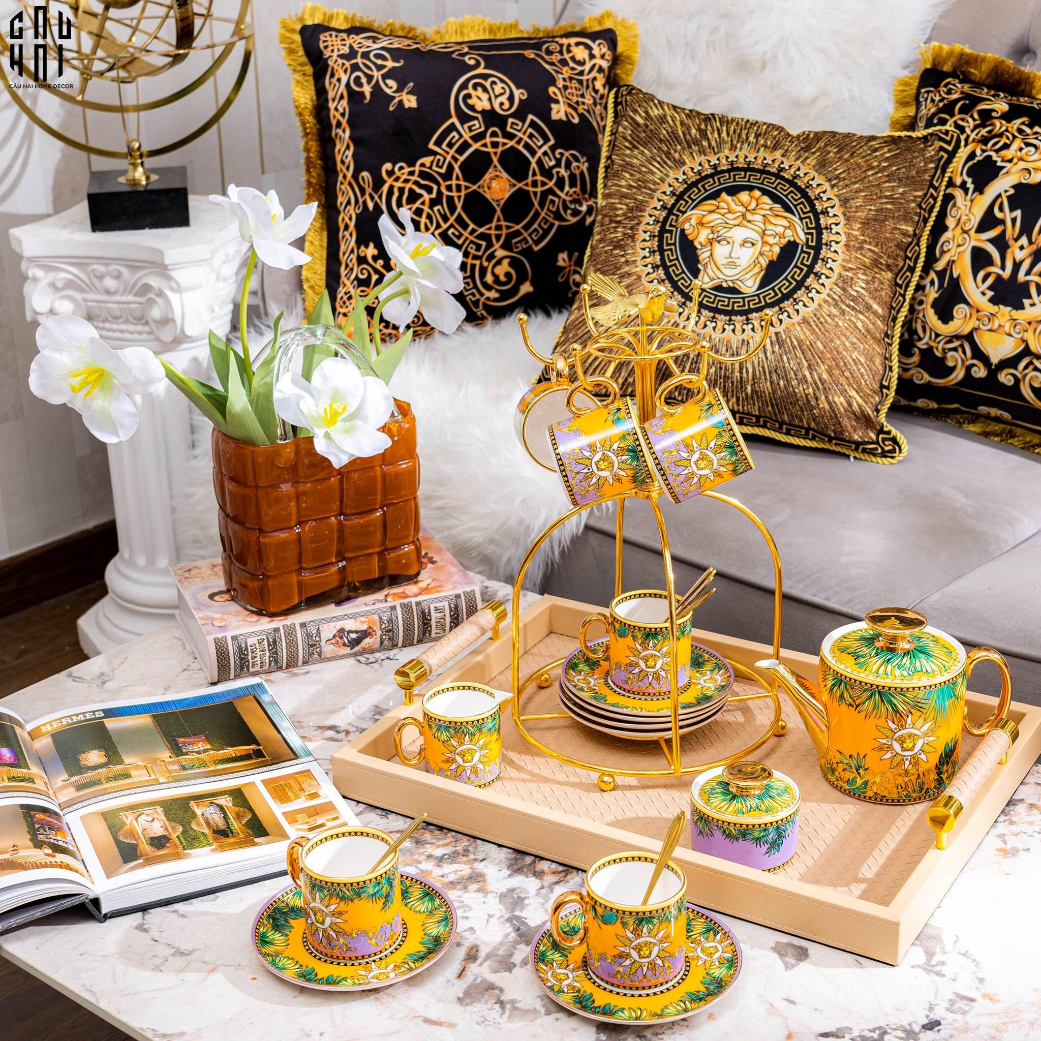 HOME COUTURE - SET BÌNH TRÀ JUNGLE ANIMALIER 21PCS SS25