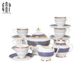 HOME COUTURE - SET BÌNH TRÀ ROYAL DYNASTY 21 PCS SS25-CẬU HAI HOME DECOR
