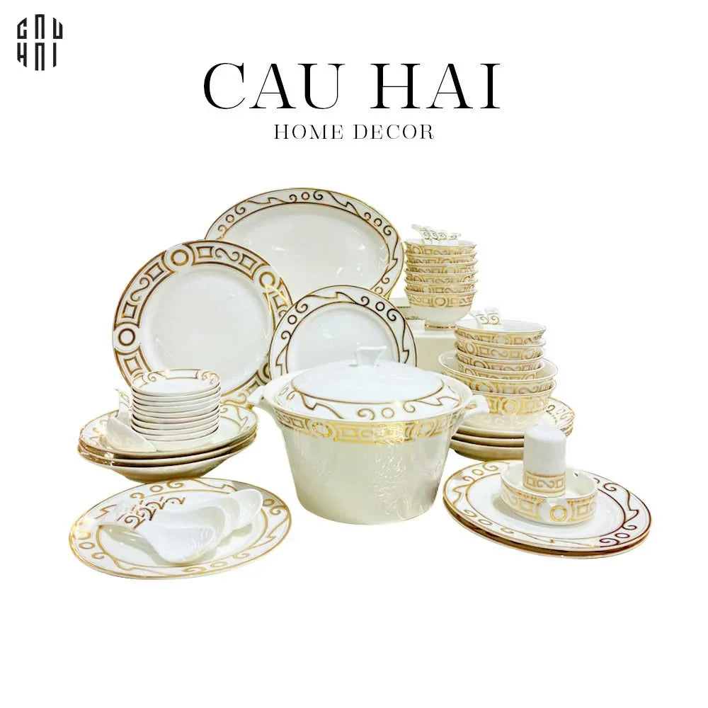 MAISON DE LUXE - SET CHÉN DĨA- ÉCLAT DE LUXUE- 48 MÓN SS25