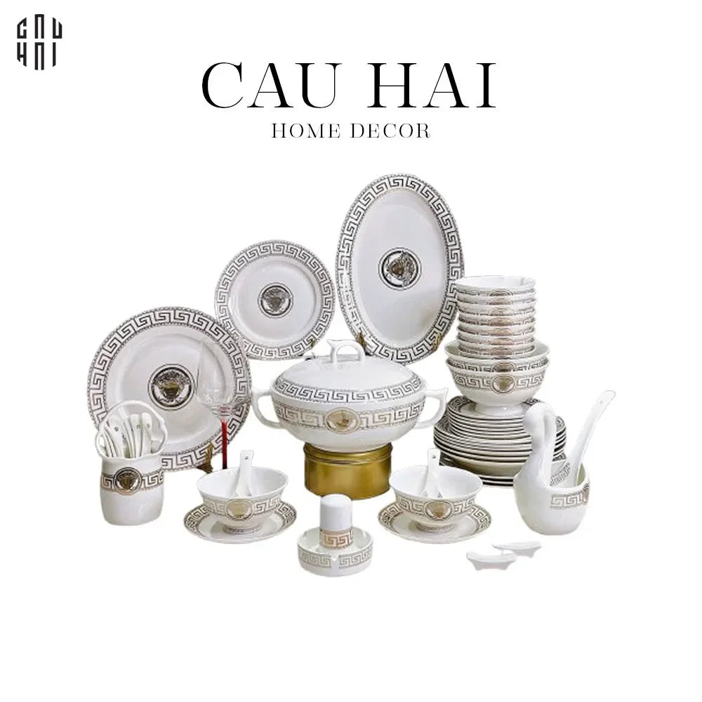 HOME COUTURE - SET CHÉN DĨA GIANNI VERS. LAVISH ROMAN 60 PCS SS25
