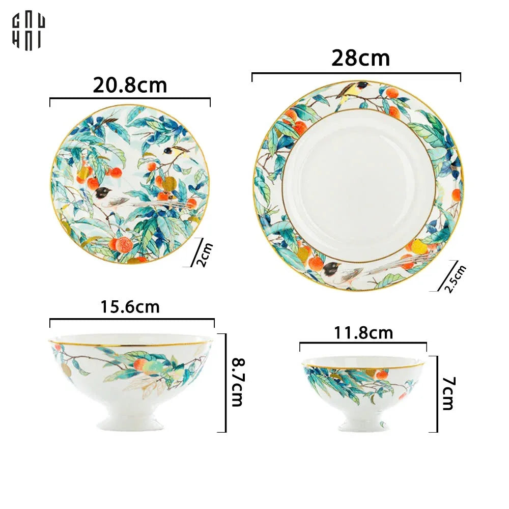 MAISON DE LUXE - SET CHÉN DĨA THANH MAI 4PCS SS25