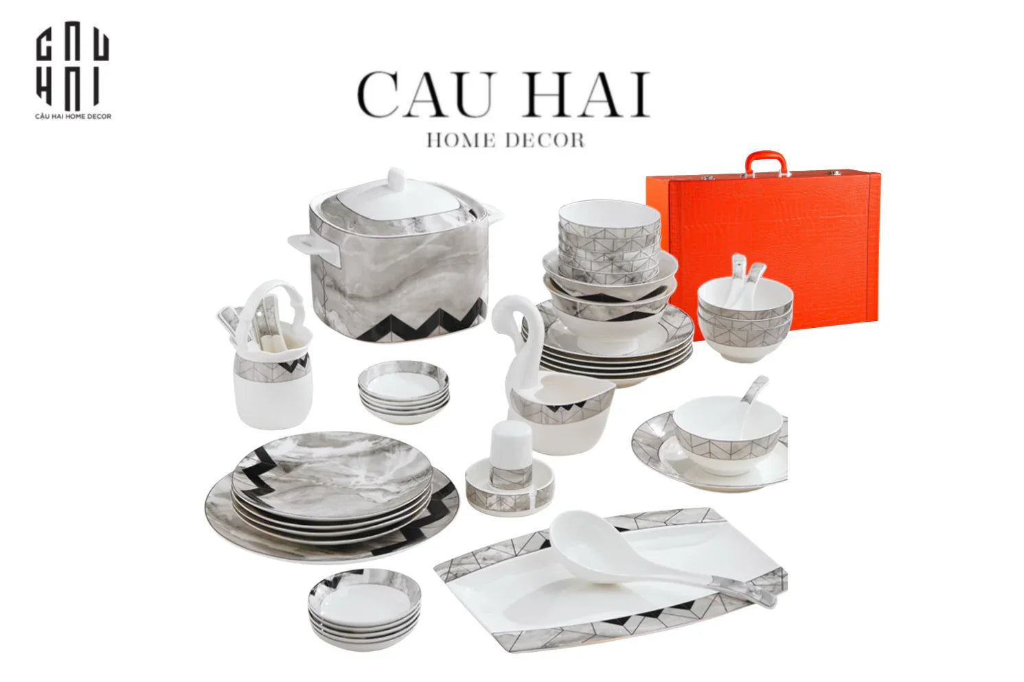 MAISON DE LUXE - SET CHÉN DĨA KINGSTON 60PCS SS25