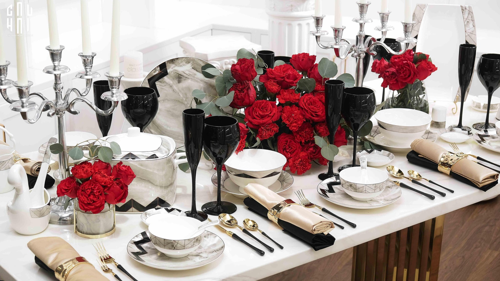 MAISON DE LUXE - SET CHÉN DĨA KINGSTON 60PCS SS25