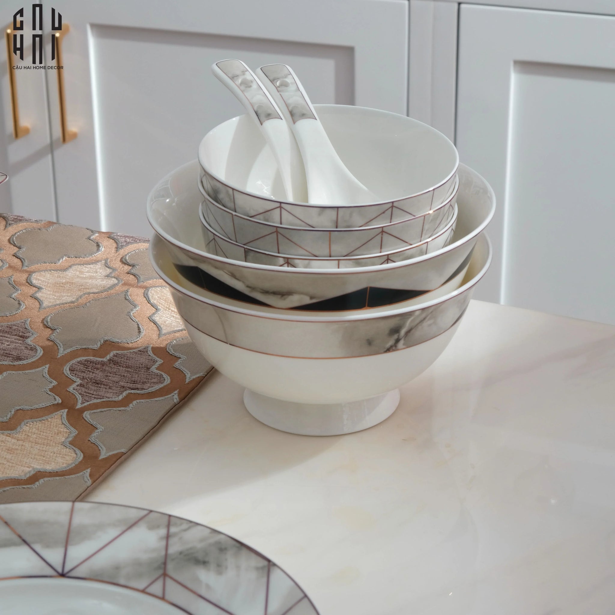 MAISON DE LUXE - SET CHÉN DĨA KINGSTON 60PCS SS25