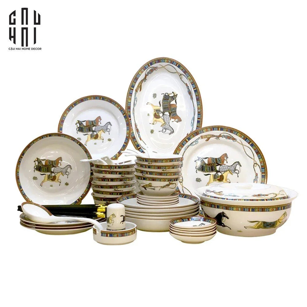 MAISON DE LUXE - SET CHÉN DĨA LEGACY PREMIUM 56PCS SS25