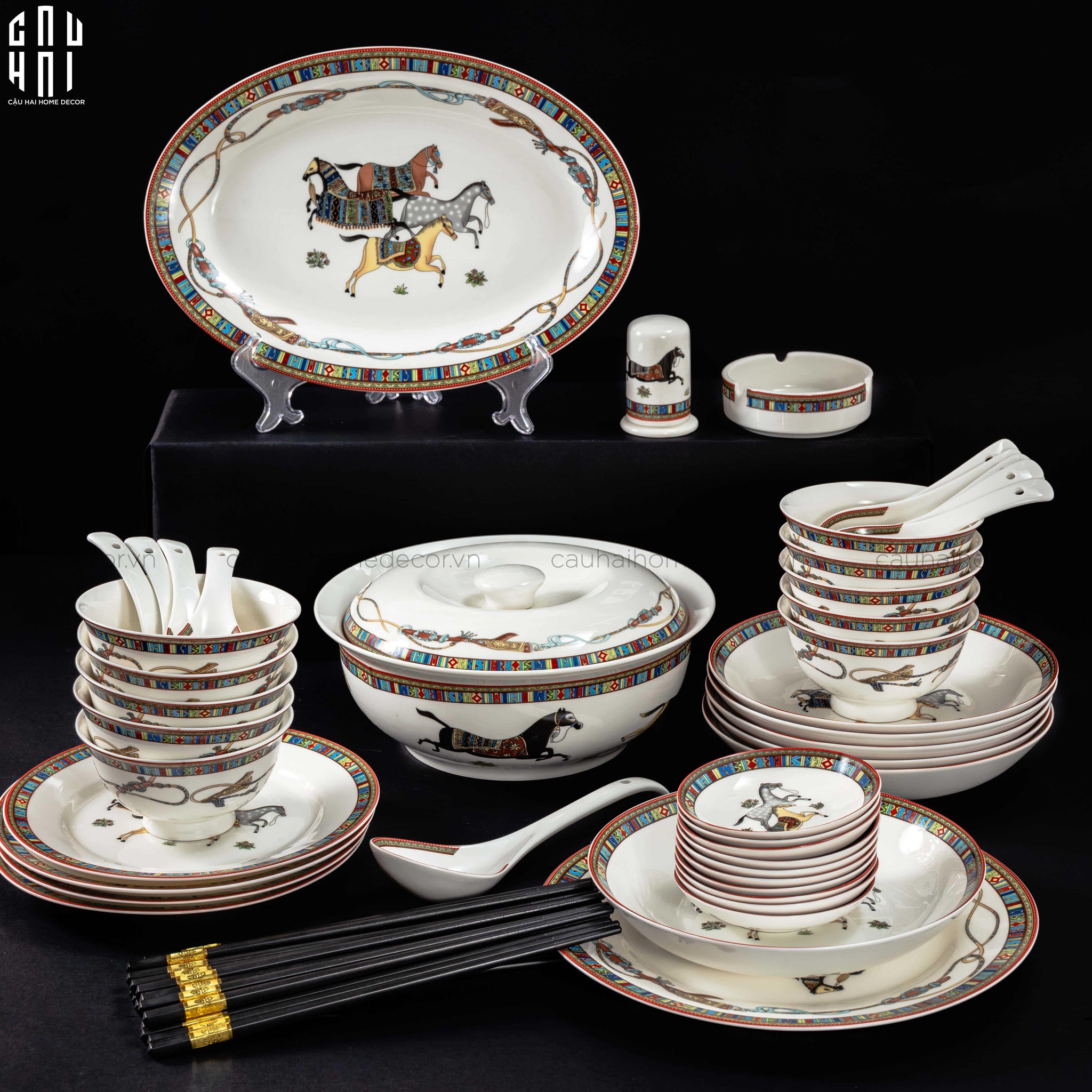 MAISON DE LUXE - SET CHÉN DĨA LEGACY PREMIUM 56PCS SS25