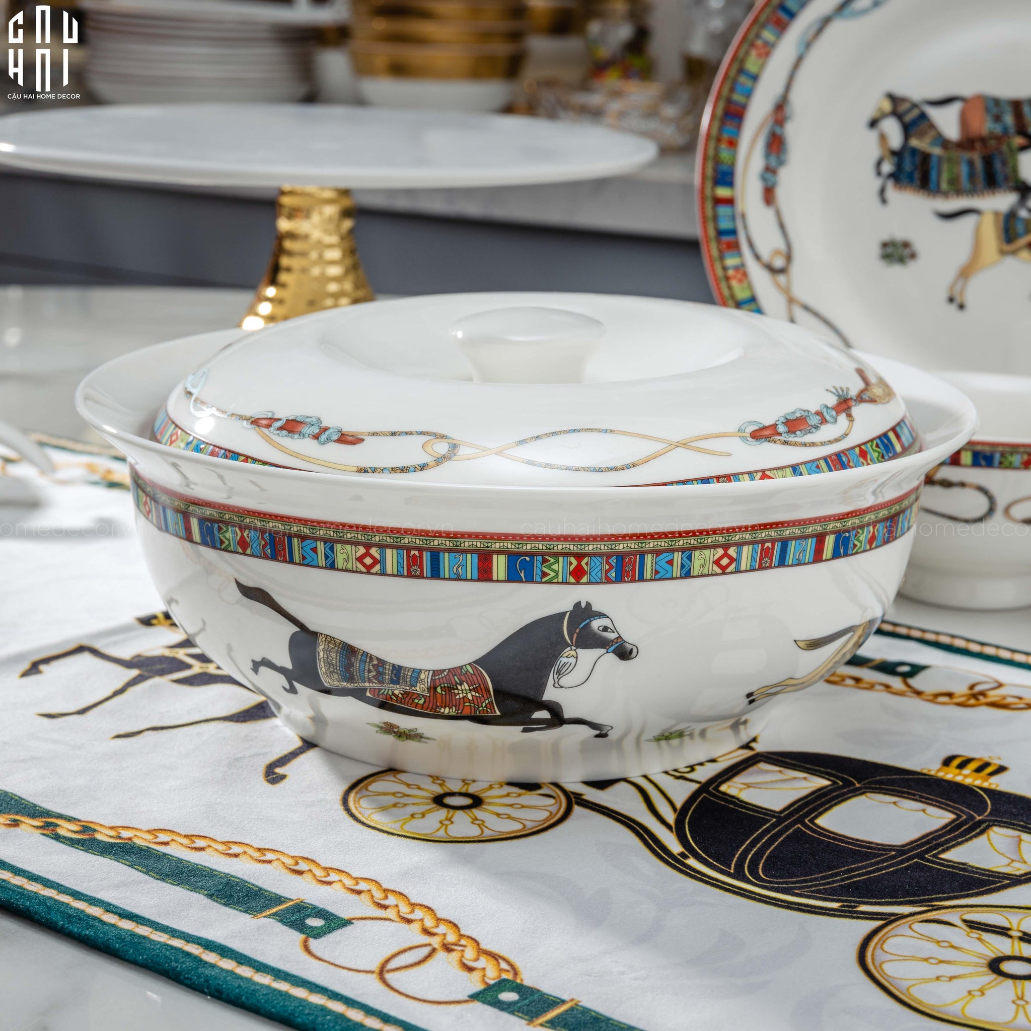 MAISON DE LUXE - SET CHÉN DĨA LEGACY PREMIUM 56PCS SS25