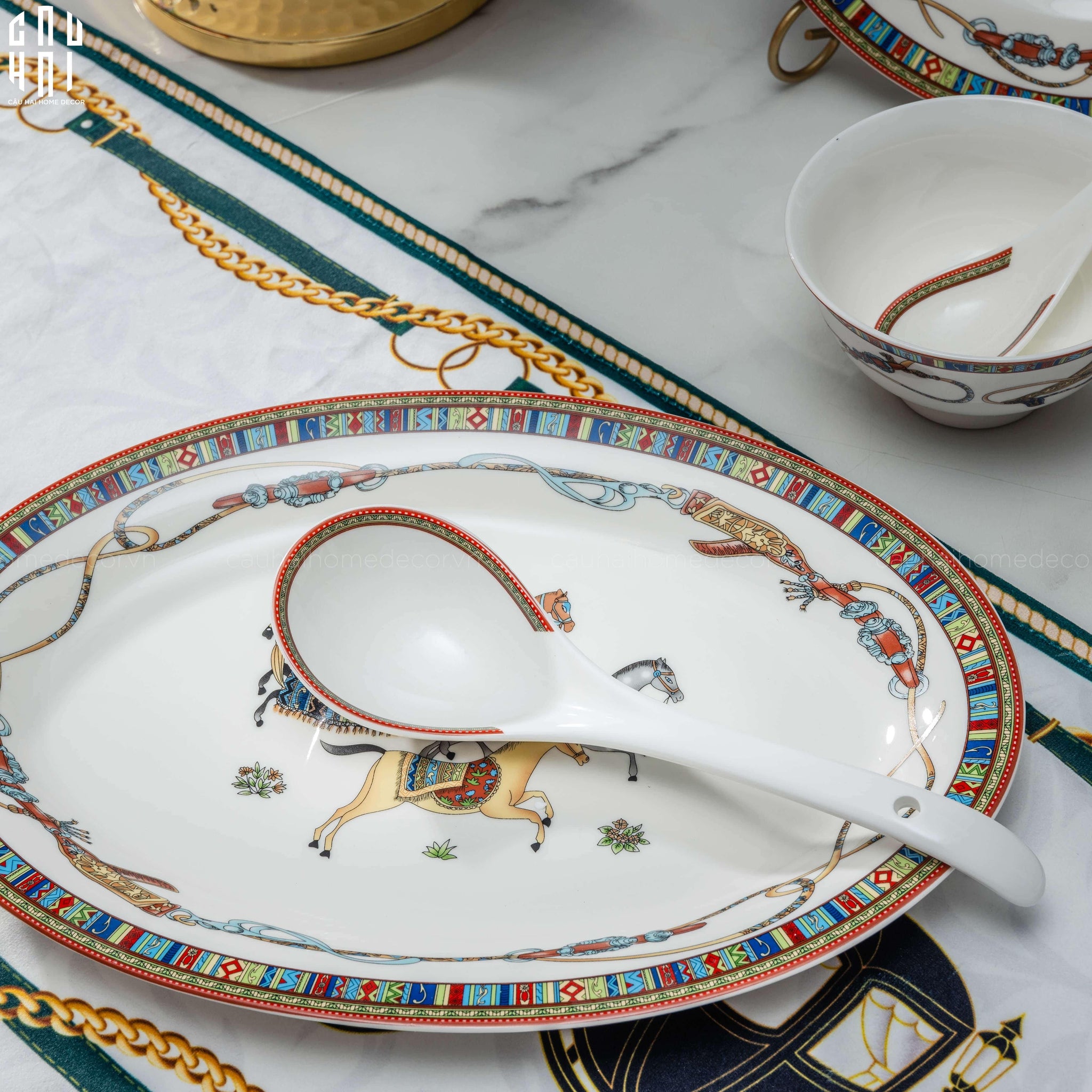 MAISON DE LUXE - SET CHÉN DĨA LEGACY PREMIUM 56PCS SS25
