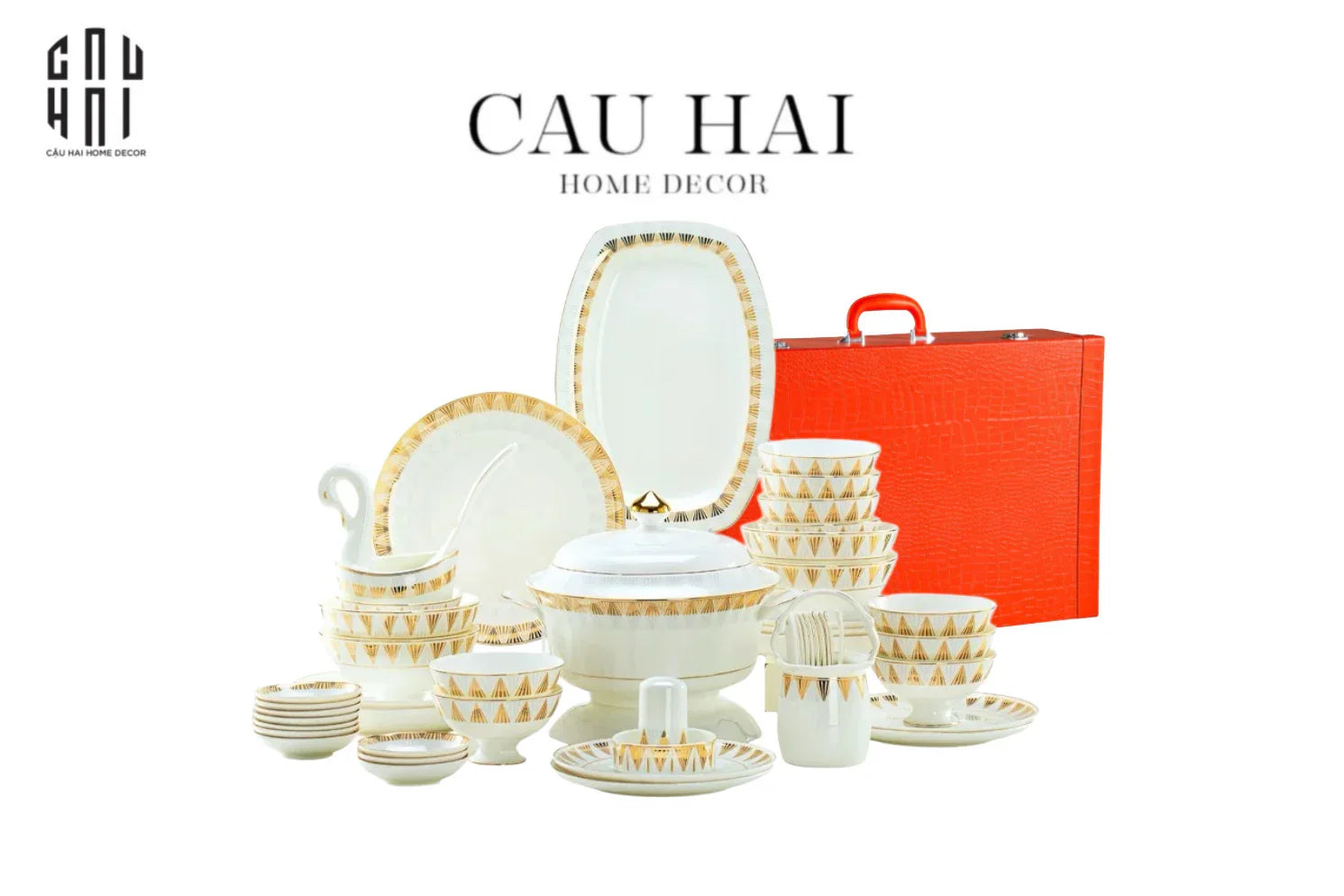 MAISON DE LUXE - SET CHÉN DĨA L'EMPIRE DE LA LUMIÈRE 72 PCS SS25