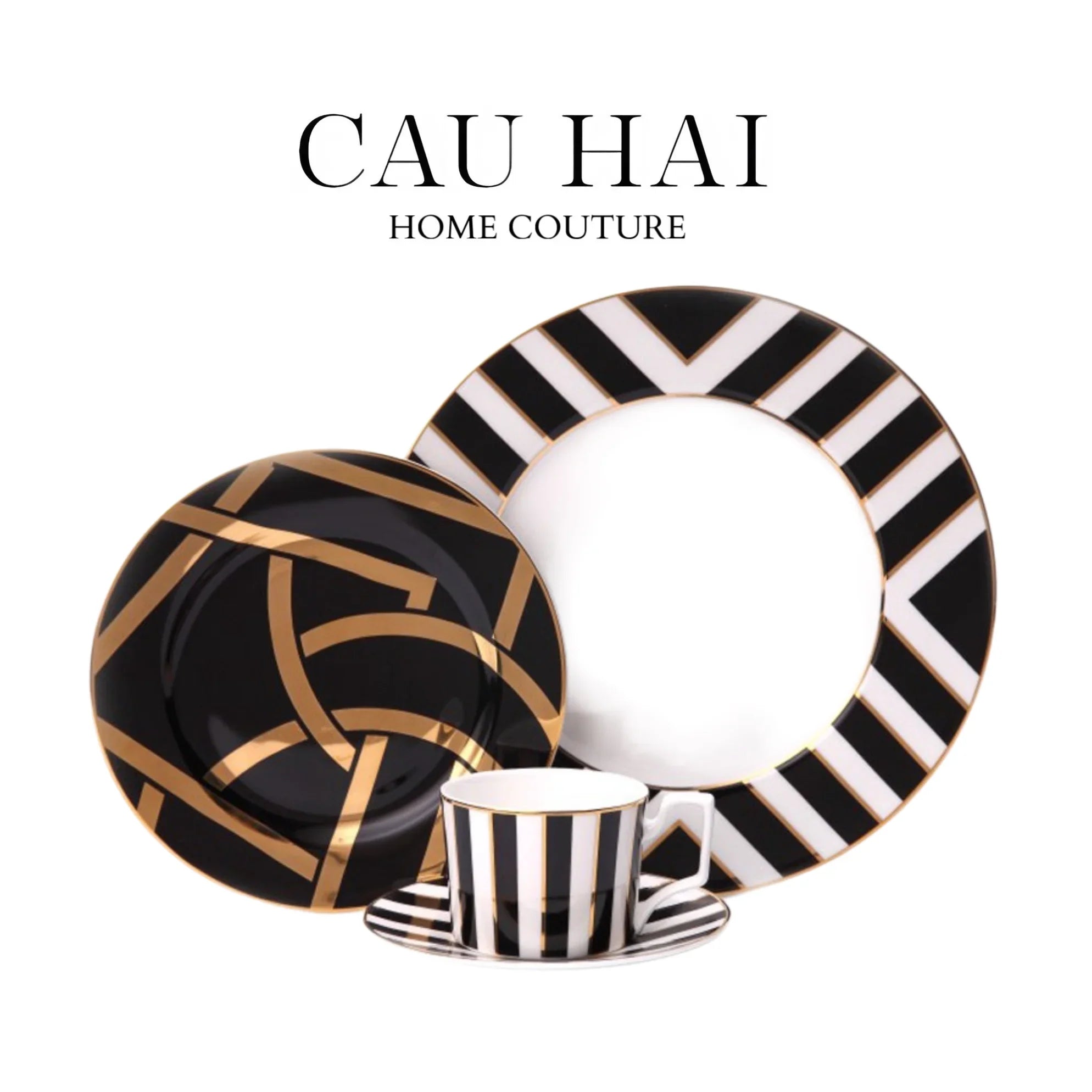 MAISON DE LUXE - SET ĐĨA ÂU - HARLEY BANQUET DINNER SET. SS25
