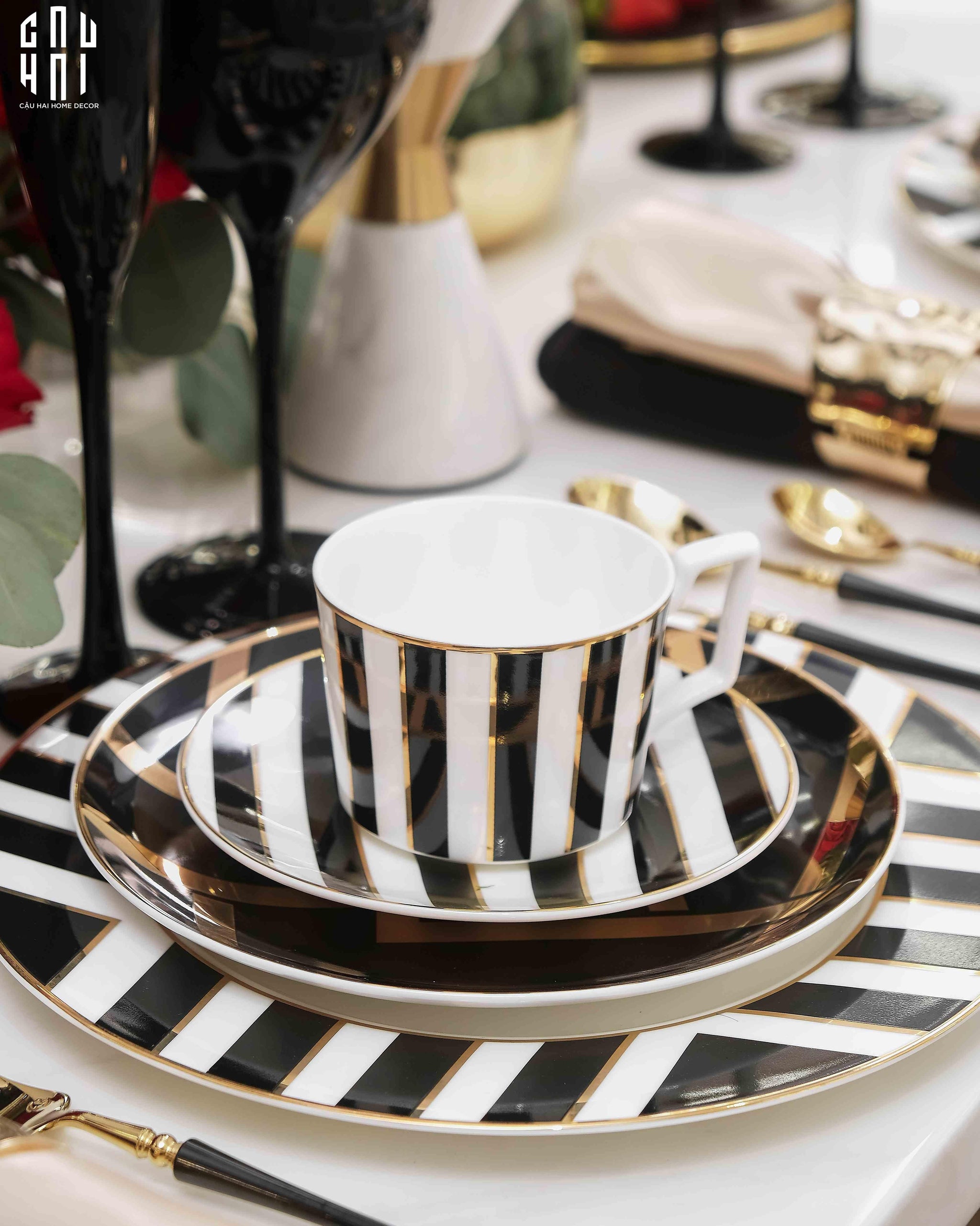 MAISON DE LUXE - SET ĐĨA ÂU - HARLEY BANQUET DINNER SET. SS25