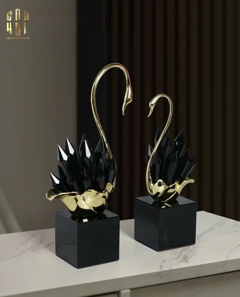 HOME COUTURE - SET TƯỢNG THIÊN NGA BLACK CRYSTAL H24/29