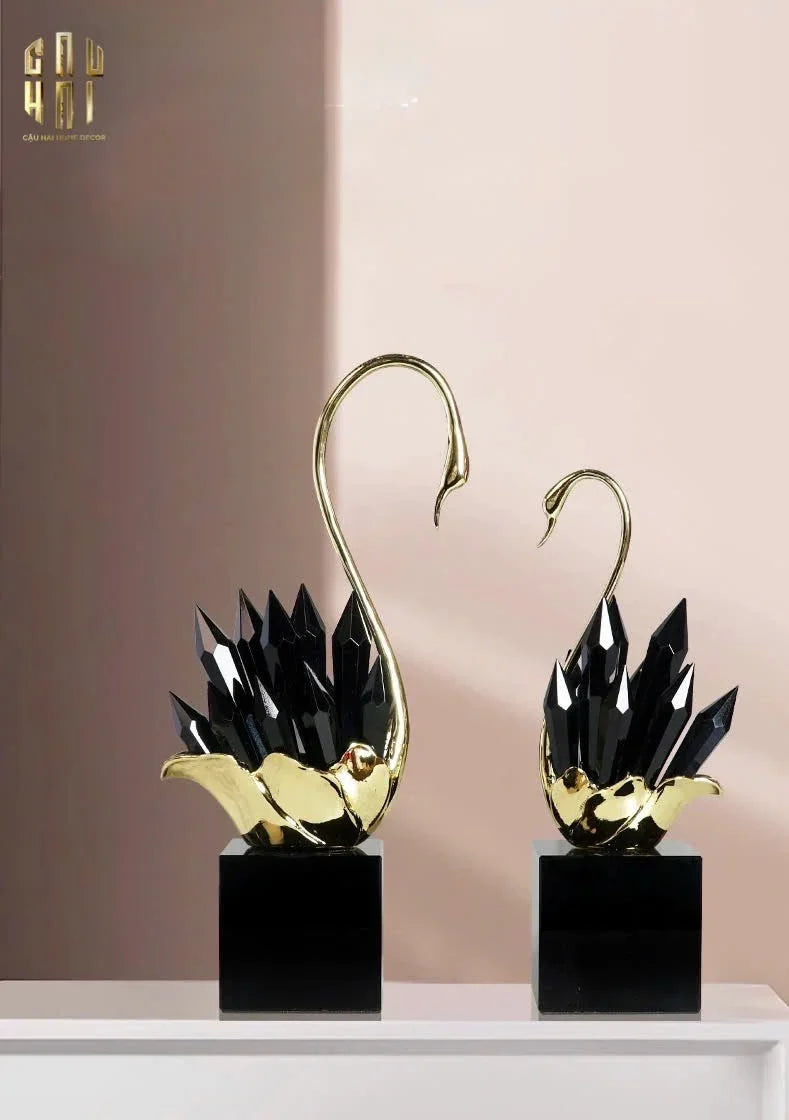 HOME COUTURE - SET TƯỢNG THIÊN NGA BLACK CRYSTAL H24/29