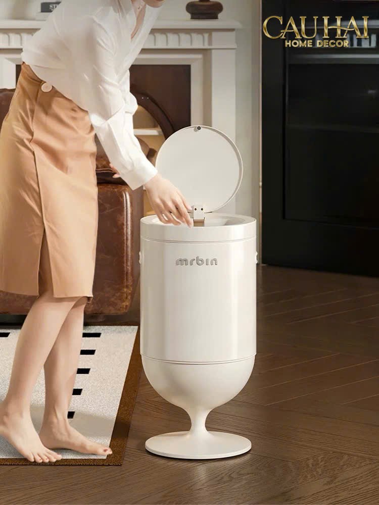 Home Couture - Thùng Rác Premium Automatic Opal Chalice Mr Bin 20L - CẬU HAI HOME DECOR