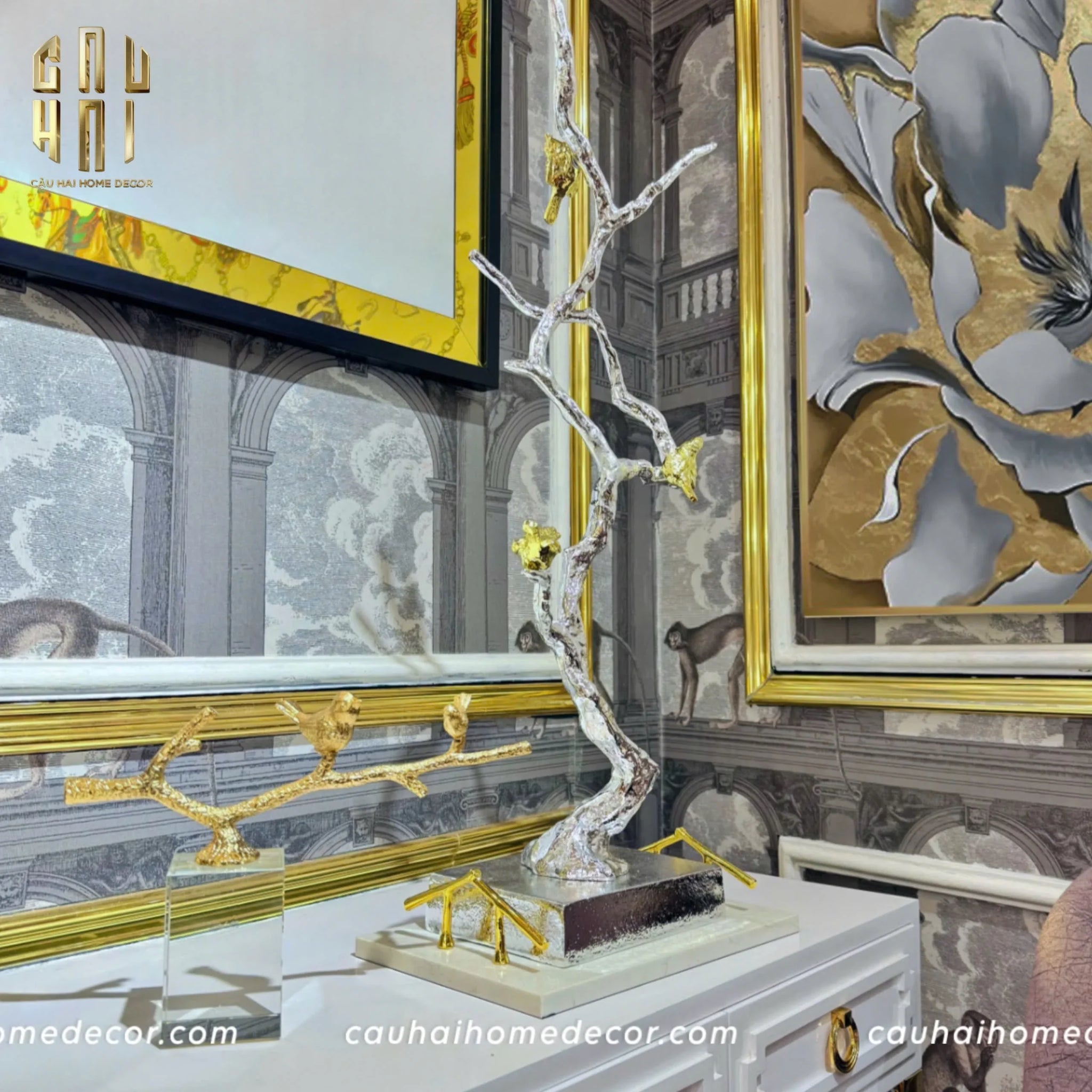 Home Couture - Tượng Cây Platinum Impériale Jardin - CẬU HAI HOME DECOR