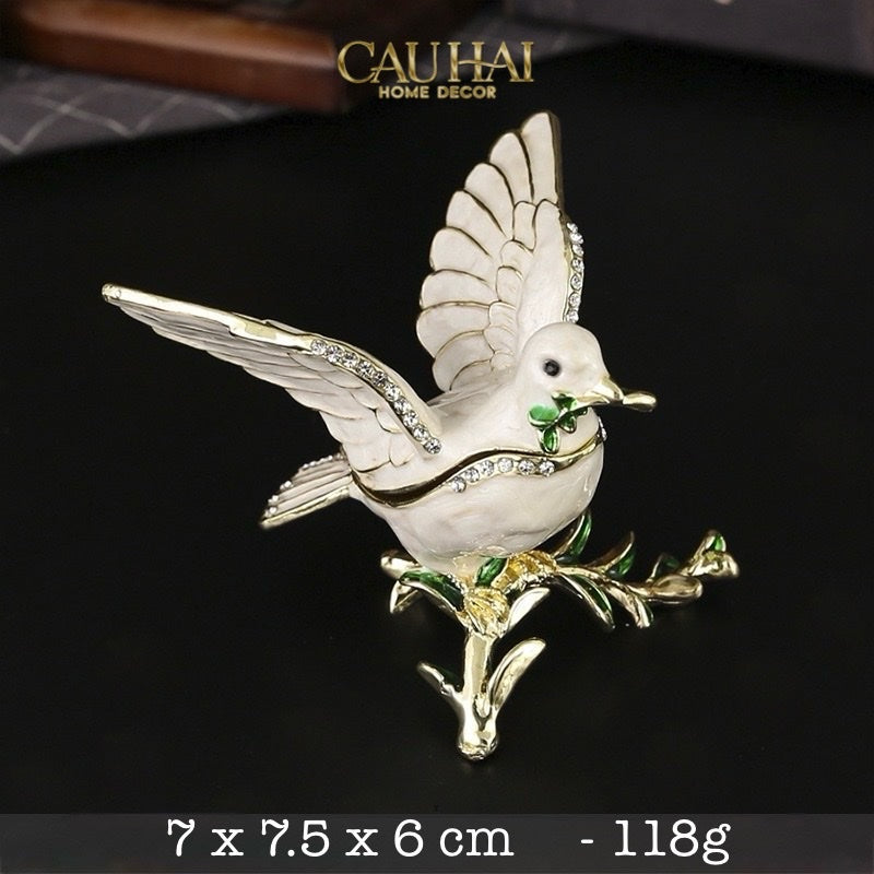 Home Couture - Tượng Chim Persian Jewelry Box Avian Bijoux - CẬU HAI HOME DECOR