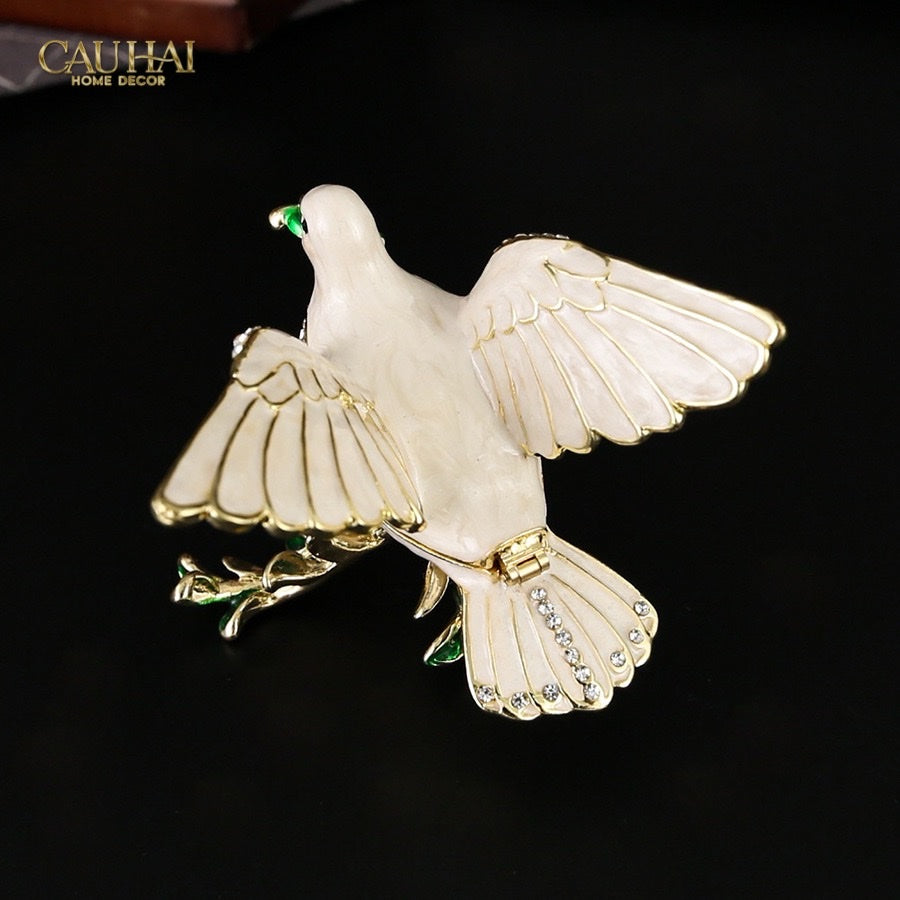 Home Couture - Tượng Chim Persian Jewelry Box Avian Bijoux - CẬU HAI HOME DECOR