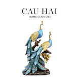 HOME COUTURE - TƯỢNG ĐÔI KHỔNG TƯỚC ROYAL PLUMAGE - BLEU NUIT
