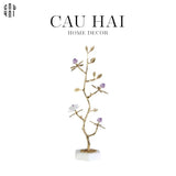 HOME COUTURE - TƯỢNG ĐỒNG ĐÁ QUÝ GOLDEN HESPERIDES TREE