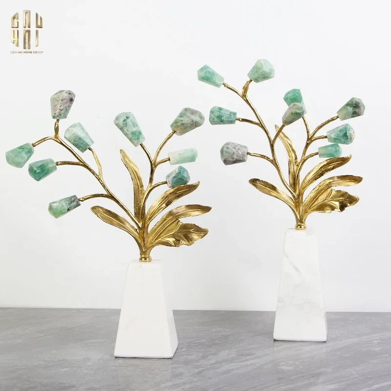 HOME COUTURE - TƯỢNG ĐỒNG ĐÁ QUÝ LE JARDIN MINÉRAL