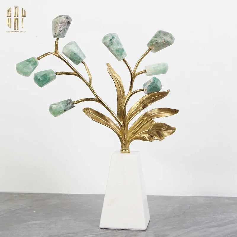HOME COUTURE - TƯỢNG ĐỒNG ĐÁ QUÝ LE JARDIN MINÉRAL