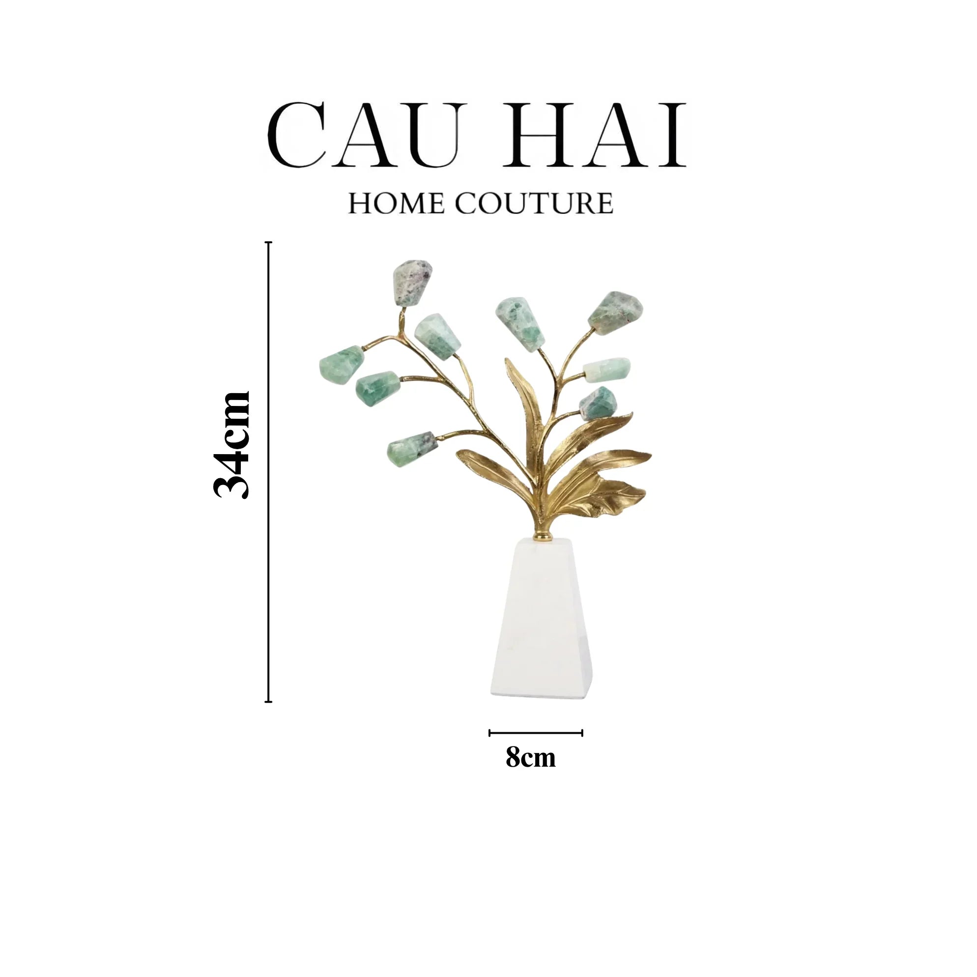 HOME COUTURE - TƯỢNG ĐỒNG ĐÁ QUÝ LE JARDIN MINÉRAL