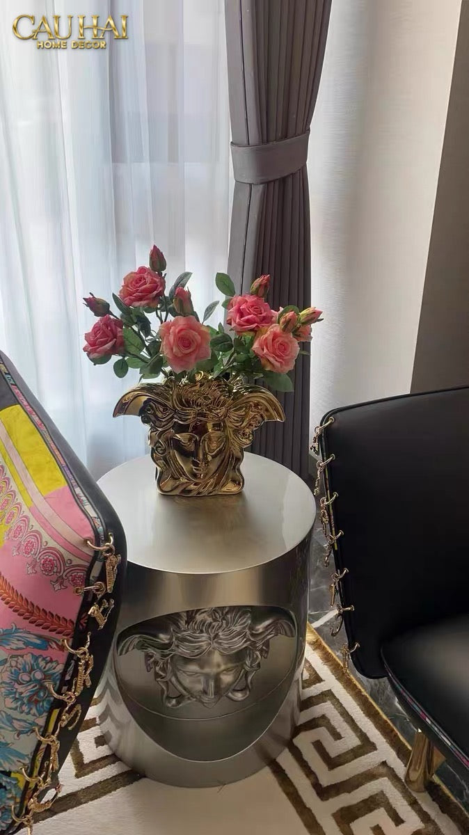 Home Couture - Tượng Gilded Medusa - A Fusion Of Fascination - CẬU HAI HOME DECOR