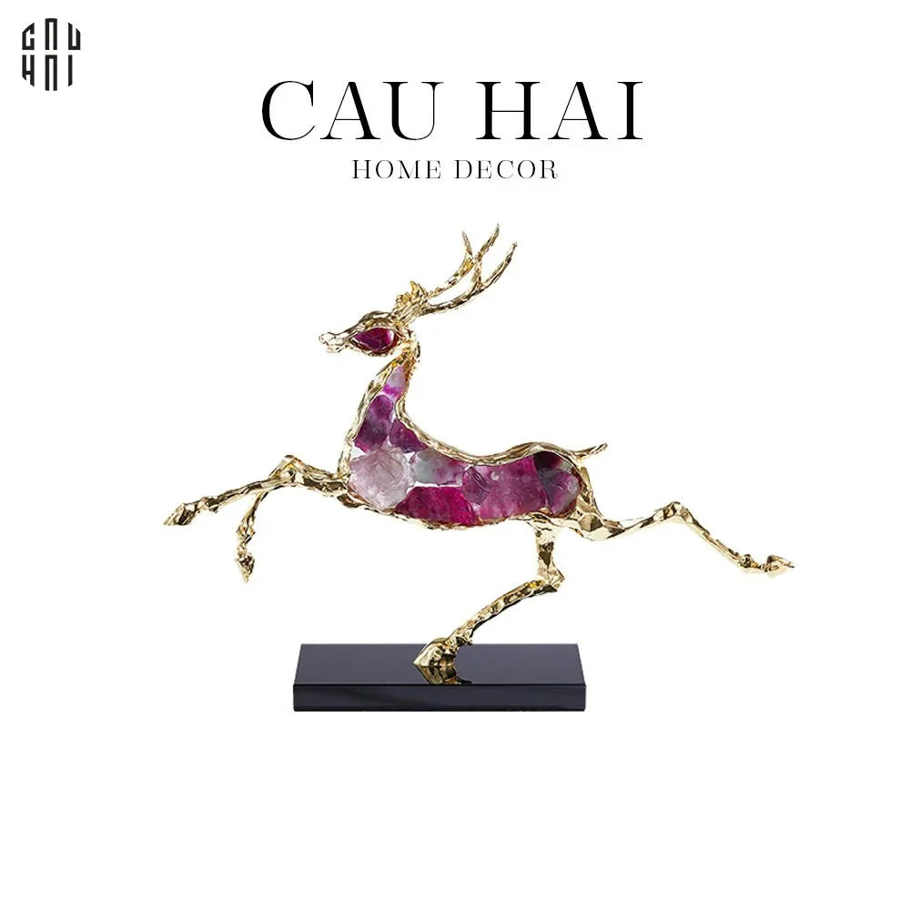 HOME COUTURE - TƯỢNG HƯƠU ĐỒNG ĐÁ QUÝ BOLTING ELK SS25