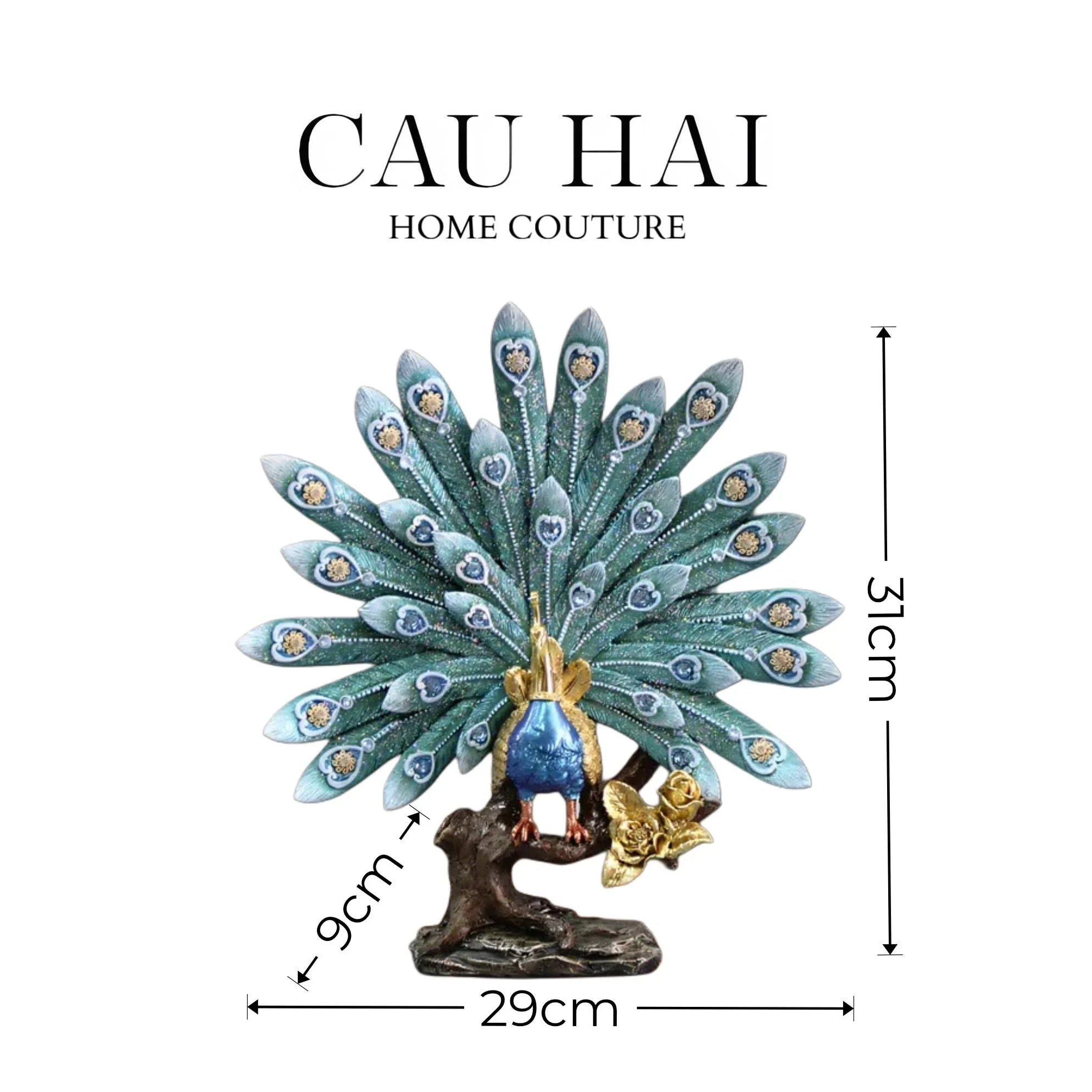 HOME COUTURE - TƯỢNG KHỔNG TƯỚC ROYAL PLUMAGE - EMPRESS FAN